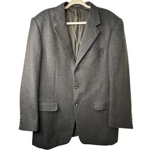 Pal Zileri 54L Wool Cashmere Blazer Sport Coat Italy 3-Button Classic Menswear
